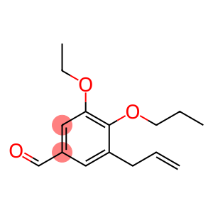 3-烯丙基-5-乙氧基-4-丙氧基苯甲醛