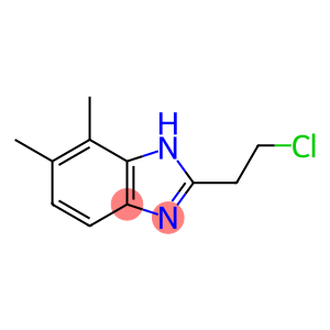 1H-Benzimidazole, 2-(2-chloroethyl)-6,7-dimethyl-