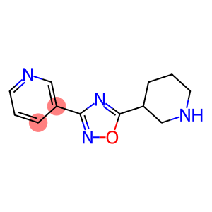 3-(5-piperidin-3-yl-1,2,4-oxadiazol-3-yl)pyridine