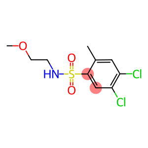 4,5-dichloro-N-(2-methoxyethyl)-2-methylbenzenesulfonamide