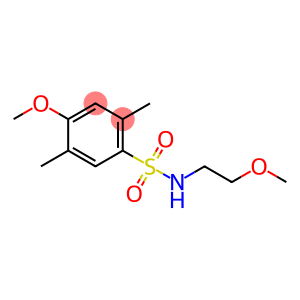 Benzenesulfonamide, 4-methoxy-N-(2-methoxyethyl)-2,5-dimethyl-