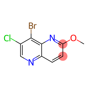 1,5-Naphthyridine, 8-bromo-7-chloro-2-methoxy-