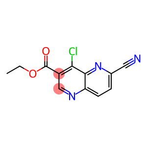 4-Chloro-6-cyano-[1,5]naphthyridine-3-carboxylic acid ethyl ester