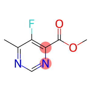 METHYL 5-FLUORO-6-METHYLPYRIMIDINE-4-CARBOXYLATE