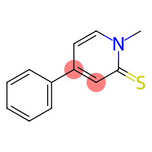 2(1H)-Pyridinethione,  1-methyl-4-phenyl-