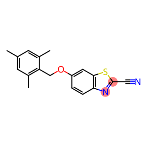 2-Benzothiazolecarbonitrile, 6-[(2,4,6-trimethylphenyl)methoxy]-