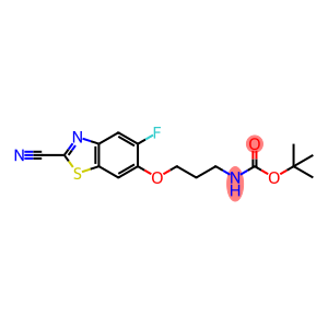 Carbamic acid, N-[3-[(2-cyano-5-fluoro-6-benzothiazolyl)oxy]propyl]-, 1,1-dimethylethyl ester