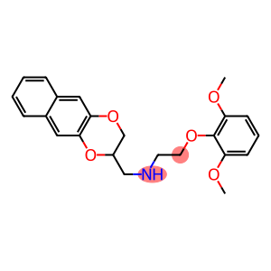 2-((2-ethyl(2,6-dimethoxyphenoxy)amino)methyl)1,4-dioxane-(2,3-b)naphthalene