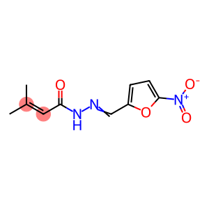 2-Butenoic acid, 3-methyl-, 2-[(5-nitro-2-furanyl)methylene]hydrazide