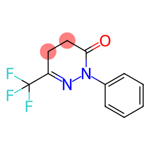 3(2H)-Pyridazinone, 4,5-dihydro-2-phenyl-6-(trifluoromethyl)-