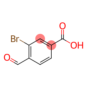 Benzoic acid, 3-bromo-4-formyl-