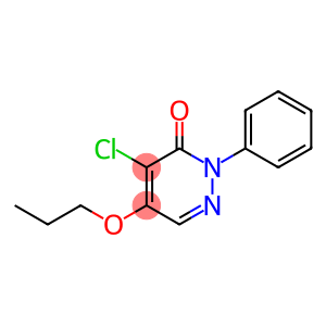 Pyridazin-3(2H)-one, 4-chloro-2-phenyl-5-propoxy-