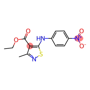 ethyl 5-{4-nitroanilino}-3-methyl-4-isothiazolecarboxylate