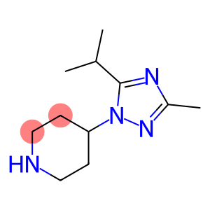 Piperidine, 4-[3-methyl-5-(1-methylethyl)-1H-1,2,4-triazol-1-yl]-