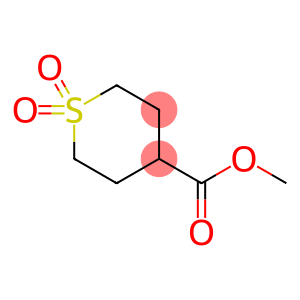 2H-Thiopyran-4-carboxylic acid, tetrahydro-, Methyl ester, 1,1-dioxide