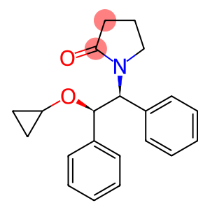 2-Pyrrolidinone, 1-[(1S,2R)-2-(cyclopropyloxy)-1,2-diphenylethyl]-