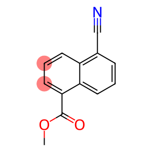 1-Naphthalenecarboxylic acid, 5-cyano-, methyl ester