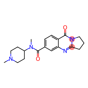 Pyrrolo[2,1-b]quinazoline-6-carboxamide, 1,2,3,9-tetrahydro-N-methyl-N-(1-methyl-4-piperidinyl)-9-oxo-