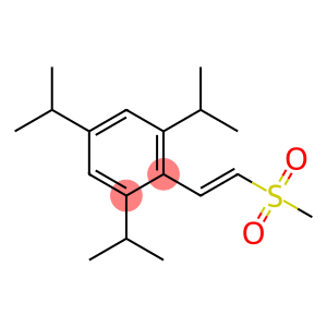 Benzene, 1,3,5-tris(1-methylethyl)-2-[(1E)-2-(methylsulfonyl)ethenyl]-