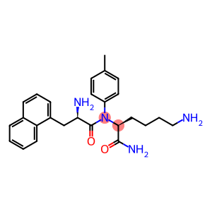 (S)-6-Amino-2-((R)-2-amino-3-(naphthalen-1-yl)-N-(p-tolyl)propanamido)hexanamide
