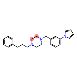 Piperazine, 1-(3-phenylpropyl)-4-[[3-(1H-pyrrol-1-yl)phenyl]methyl]-