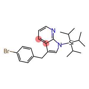 3-(4-broMobenzyl)-1-(triisopropylsilyl)-1H-pyrrolo[2,3-b]pyridine