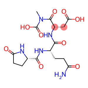 gamma-(pyroglutamyl-glutamyl-asparaginyl-glycine)amide