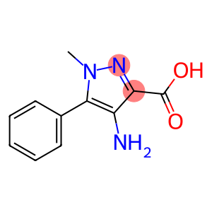 1H-Pyrazole-3-carboxylic acid, 4-amino-1-methyl-5-phenyl-