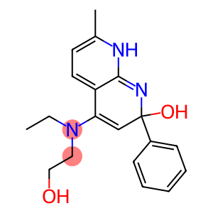 2-[2-hydroxyethyl-(7-methyl-2-phenyl-1,8-naphthyridin-4-yl)amino]ethan ol