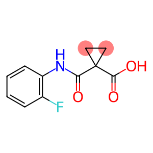 Cyclopropanecarboxylic acid, 1-[[(2-fluorophenyl)amino]carbonyl]-