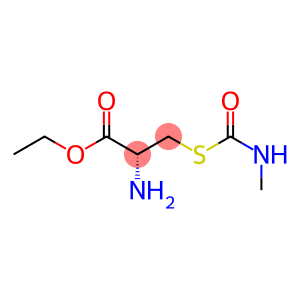 L-Cysteine, ethyl ester, methylcarbamate (ester)