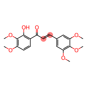2-Propen-1-one, 1-(2-hydroxy-3,4-dimethoxyphenyl)-3-(3,4,5-trimethoxyphenyl)-, (2E)-