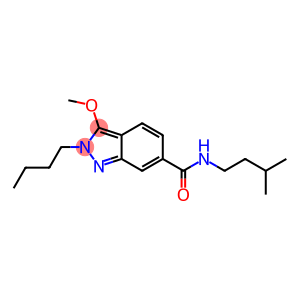 2-Butyl-N-isopentyl-3-methoxy-2H-indazole-6-carboxamide