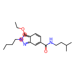 2-Butyl-3-ethoxy-N-isopentyl-2H-indazole-6-carboxamide