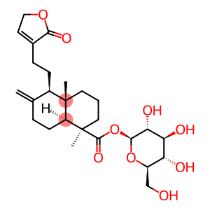 19-[(beta-D-glucopyranosyl)oxy]-19-oxo-ent-labda-8(17),13-dien-16,15-olide