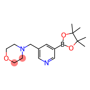 4-((5-(4,4,5,5-tetramethyl-1,3,2-dioxaborolan-2-yl)pyridin-3-yl)methyl)morpholine