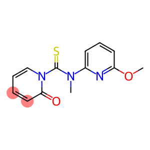 1(2H)-Pyridinecarbothioamide, N-(6-methoxy-2-pyridinyl)-N-methyl-2-oxo-