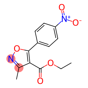 4-Isoxazolecarboxylic acid, 3-Methyl-5-(4-nitrophenyl)-, ethyl e