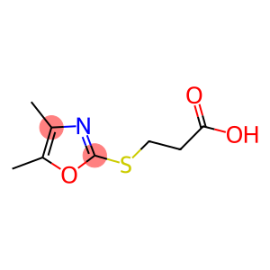 3-[(4,5-dimethyl-1,3-oxazol-2-yl)sulfanyl]propanoic acid