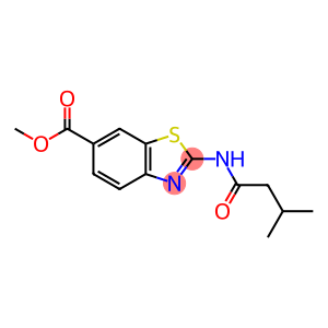 6-Benzothiazolecarboxylic acid, 2-[(3-methyl-1-oxobutyl)amino]-, methyl ester