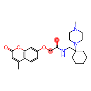 2-[(4-methyl-2-oxo-2H-chromen-7-yl)oxy]-N-{[1-(4-methylpiperazin-1-yl)cyclohexyl]methyl}acetamide