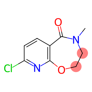 Pyrido[3,2-f]-1,4-oxazepin-5(2H)-one, 8-chloro-3,4-dihydro-4-methyl-