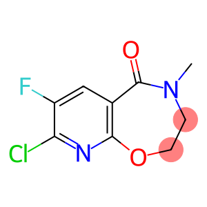 Pyrido[3,2-f]-1,4-oxazepin-5(2H)-one, 8-chloro-7-fluoro-3,4-dihydro-4-methyl-