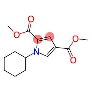 1H-Pyrrole-2,4-dicarboxylic acid, 1-cyclohexyl-, 2,4-dimethyl ester