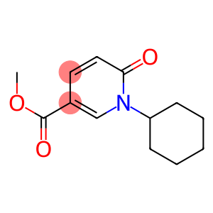 3-Pyridinecarboxylic acid, 1-cyclohexyl-1,6-dihydro-6-oxo-, methyl ester