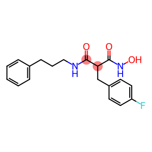 Propanediamide, 2-[(4-fluorophenyl)methyl]-N1-hydroxy-N3-(3-phenylpropyl)-