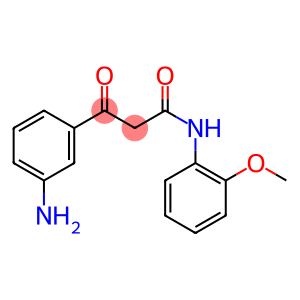 3-(m-aminophenyl)-N-(o-methoxyphenyl)-3-oxopropionamide