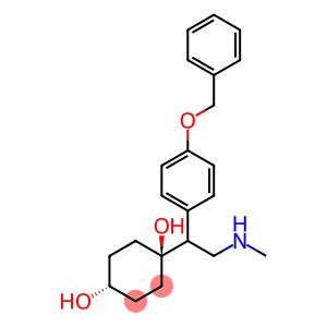 1,4-Cyclohexanediol, 1-[2-(methylamino)-1-[4-(phenylmethoxy)phenyl]ethyl]-, cis-