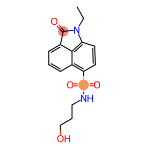 1-ethyl-N-(3-hydroxypropyl)-2-oxo-1,2-dihydrobenzo[cd]indole-6-sulfonamide