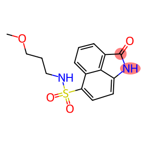 N-(3-methoxypropyl)-2-oxo-1,2-dihydrobenzo[cd]indole-6-sulfonamide